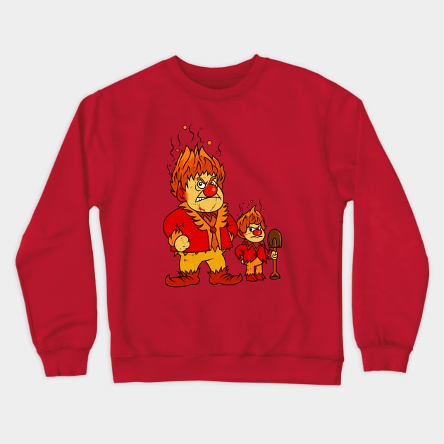 Team Heat Miser Crewneck Sweatshirt by secukupnya